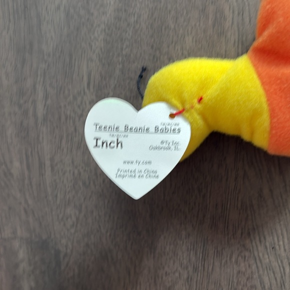 Ty Yellow and Orange Stuffed Animal Caterpillar - Picture 3 of 3